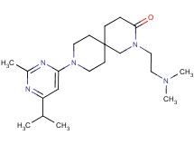 2-[2-(dimethylamino)ethyl]-9-(6-isopropyl-2-methylpyrimidin-4-yl)-2,9-diazaspiro[5.5]undecan-3-one