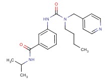 3-({[butyl(pyridin-4-ylmethyl)amino]carbonyl}amino)-N-isopropylbenzamide