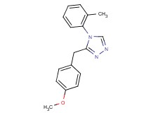 3-(4-methoxybenzyl)-4-(2-methylphenyl)-4H-1,2,4-triazole