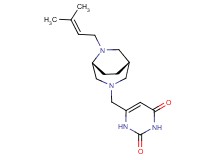 6-{[(1S*,5R*)-6-(3-methyl-2-buten-1-yl)-3,6-diazabicyclo[3.2.2]non-3-yl]methyl}-2,4(1H,3H)-pyrimidinedione