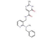 N-({2-[benzyl(methyl)amino]pyridin-3-yl}methyl)-2-methyl-6-oxo-1,6-dihydropyrimidine-5-carboxamide