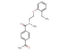 4-acetyl-N-[2-(2-ethylphenoxy)ethyl]-N-methylbenzamide