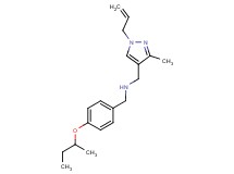 1-(1-allyl-3-methyl-1H-pyrazol-4-yl)-N-(4-sec-butoxybenzyl)methanamine