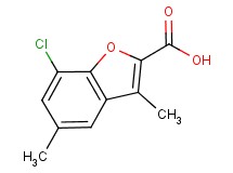 7-chloro-3,5-dimethyl-1-benzofuran-2-carboxylic acid