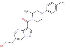 2-(3-{[2-methyl-4-(4-methylphenyl)-1-piperazinyl]carbonyl}pyrazolo[1,5-a]pyrimidin-6-yl)ethanol