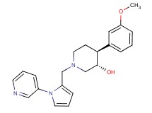 (3S*,4S*)-4-(3-methoxyphenyl)-1-[(1-pyridin-3-yl-1H-pyrrol-2-yl)methyl]piperidin-3-ol