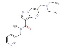 6-[(diethylamino)methyl]-N-methyl-N-(pyridin-3-ylmethyl)pyrazolo[1,5-a]pyrimidine-3-carboxamide