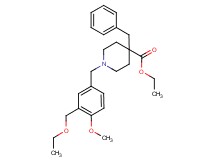 ethyl 4-benzyl-1-[3-(ethoxymethyl)-4-methoxybenzyl]-4-piperidinecarboxylate