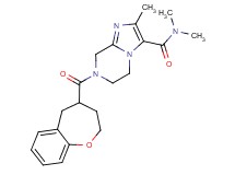 N,N,2-trimethyl-7-(2,3,4,5-tetrahydro-1-benzoxepin-4-ylcarbonyl)-5,6,7,8-tetrahydroimidazo[1,2-a]pyrazine-3-carboxamide