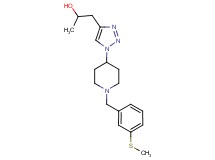 1-(1-{1-[3-(methylthio)benzyl]-4-piperidinyl}-1H-1,2,3-triazol-4-yl)-2-propanol trifluoroacetate (salt)