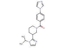 1-[4-(1H-imidazol-1-yl)benzoyl]-3-(1-isopropyl-1H-imidazol-2-yl)piperidine