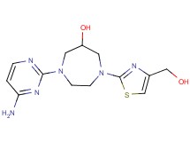 1-(4-aminopyrimidin-2-yl)-4-[4-(hydroxymethyl)-1,3-thiazol-2-yl]-1,4-diazepan-6-ol