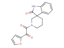 1'-[2-furyl(oxo)acetyl]spiro[indole-3,3'-piperidin]-2(1H)-one
