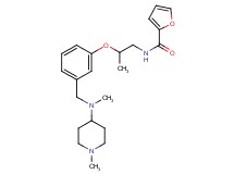 N-[2-(3-{[methyl(1-methyl-4-piperidinyl)amino]methyl}phenoxy)propyl]-2-furamide