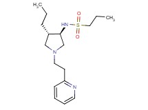 N-{rel-(3R,4S)-4-propyl-1-[2-(2-pyridinyl)ethyl]-3-pyrrolidinyl}-1-propanesulfonamide dihydrochloride