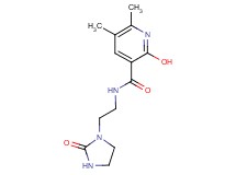 2-hydroxy-5,6-dimethyl-N-[2-(2-oxo-1-imidazolidinyl)ethyl]nicotinamide