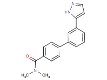 N,N-dimethyl-3'-(1H-pyrazol-5-yl)-4-biphenylcarboxamide