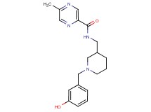 N-{[1-(3-hydroxybenzyl)piperidin-3-yl]methyl}-5-methylpyrazine-2-carboxamide