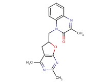 1-[(2,4-dimethyl-5,6-dihydrofuro[2,3-d]pyrimidin-6-yl)methyl]-3-methylquinoxalin-2(1H)-one
