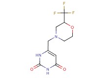 6-{[2-(trifluoromethyl)morpholin-4-yl]methyl}pyrimidine-2,4(1H,3H)-dione