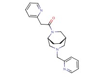 (1S*,5R*)-6-(2-pyridinylacetyl)-3-(2-pyridinylmethyl)-3,6-diazabicyclo[3.2.2]nonane