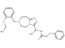 N-{1-[7-(2-ethoxybenzyl)-6,7,8,9-tetrahydro-5H-[1,2,4]triazolo[4,3-d][1,4]diazepin-3-yl]ethyl}-2-phenoxyacetamide