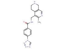 N-[(3-methyl-5,6,7,8-tetrahydro-2,7-naphthyridin-4-yl)methyl]-4-(1H-tetrazol-1-yl)benzamide