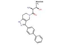 (2R,3S)-3-amino-4-(3-biphenyl-4-yl-1,4,6,7-tetrahydro-5H-pyrazolo[4,3-c]pyridin-5-yl)-4-oxobutan-2-ol