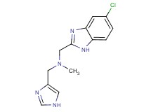 1-(5-chloro-1H-benzimidazol-2-yl)-N-(1H-imidazol-4-ylmethyl)-N-methylmethanamine