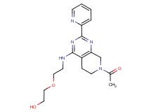 2-{2-[(7-acetyl-2-pyridin-2-yl-5,6,7,8-tetrahydropyrido[3,4-d]pyrimidin-4-yl)amino]ethoxy}ethanol