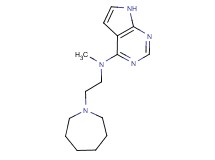 N-(2-azepan-1-ylethyl)-N-methyl-7H-pyrrolo[2,3-d]pyrimidin-4-amine