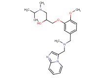 1-(5-{[(imidazo[1,2-a]pyridin-3-ylmethyl)(methyl)amino]methyl}-2-methoxyphenoxy)-3-[isopropyl(methyl)amino]-2-propanol