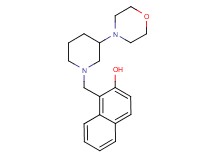 1-{[3-(4-morpholinyl)-1-piperidinyl]methyl}-2-naphthol