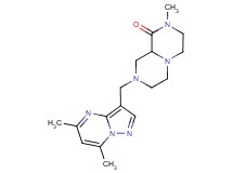 8-[(5,7-dimethylpyrazolo[1,5-a]pyrimidin-3-yl)methyl]-2-methylhexahydro-2H-pyrazino[1,2-a]pyrazin-1(6H)-one