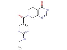 7-{[2-(ethylamino)-5-pyrimidinyl]carbonyl}-5,6,7,8-tetrahydropyrido[3,4-d]pyrimidin-4(3H)-one