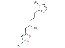 N-methyl-3-(1-methyl-1H-imidazol-2-yl)-N-[(3-methylisoxazol-5-yl)methyl]propan-1-amine