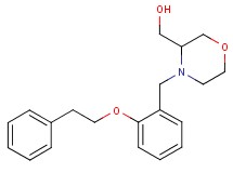 {4-[2-(2-phenylethoxy)benzyl]morpholin-3-yl}methanol