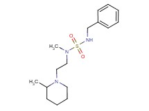 N'-benzyl-N-methyl-N-[2-(2-methylpiperidin-1-yl)ethyl]sulfamide