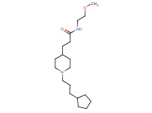 3-[1-(3-cyclopentylpropyl)-4-piperidinyl]-N-(2-methoxyethyl)propanamide