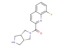 8-fluoro-2-[rel-(3aR,6aS)-hexahydropyrrolo[3,4-c]pyrrol-2(1H)-ylcarbonyl]quinoline hydrochloride