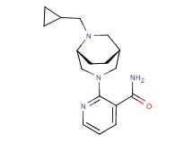 2-[(1R*,5R*)-6-(cyclopropylmethyl)-3,6-diazabicyclo[3.2.2]non-3-yl]nicotinamide
