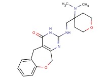 2-({[4-(dimethylamino)tetrahydro-2H-pyran-4-yl]methyl}amino)-5,11-dihydro[1]benzoxepino[3,4-d]pyrimidin-4(3H)-one