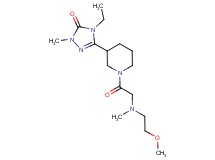 4-ethyl-5-(1-{[(2-methoxyethyl)(methyl)amino]acetyl}piperidin-3-yl)-2-methyl-2,4-dihydro-3H-1,2,4-triazol-3-one