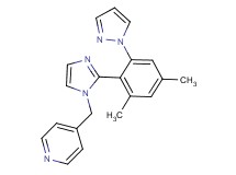 4-({2-[2,4-dimethyl-6-(1H-pyrazol-1-yl)phenyl]-1H-imidazol-1-yl}methyl)pyridine