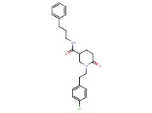 1-[2-(4-chlorophenyl)ethyl]-6-oxo-N-(3-phenylpropyl)-3-piperidinecarboxamide