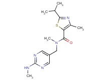 2-isopropyl-N,4-dimethyl-N-{[2-(methylamino)-5-pyrimidinyl]methyl}-1,3-thiazole-5-carboxamide