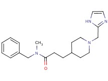 N-benzyl-3-[1-(1H-imidazol-2-ylmethyl)piperidin-4-yl]-N-methylpropanamide
