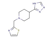 1-(1,3-thiazol-2-ylmethyl)-4-(4H-1,2,4-triazol-3-yl)piperidine