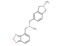 (2,1,3-benzoxadiazol-4-ylmethyl)methyl[(2-methyl-2,3-dihydro-1H-isoindol-5-yl)methyl]amine