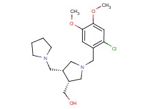 [(3R*,4R*)-1-(2-chloro-4,5-dimethoxybenzyl)-4-(pyrrolidin-1-ylmethyl)pyrrolidin-3-yl]methanol